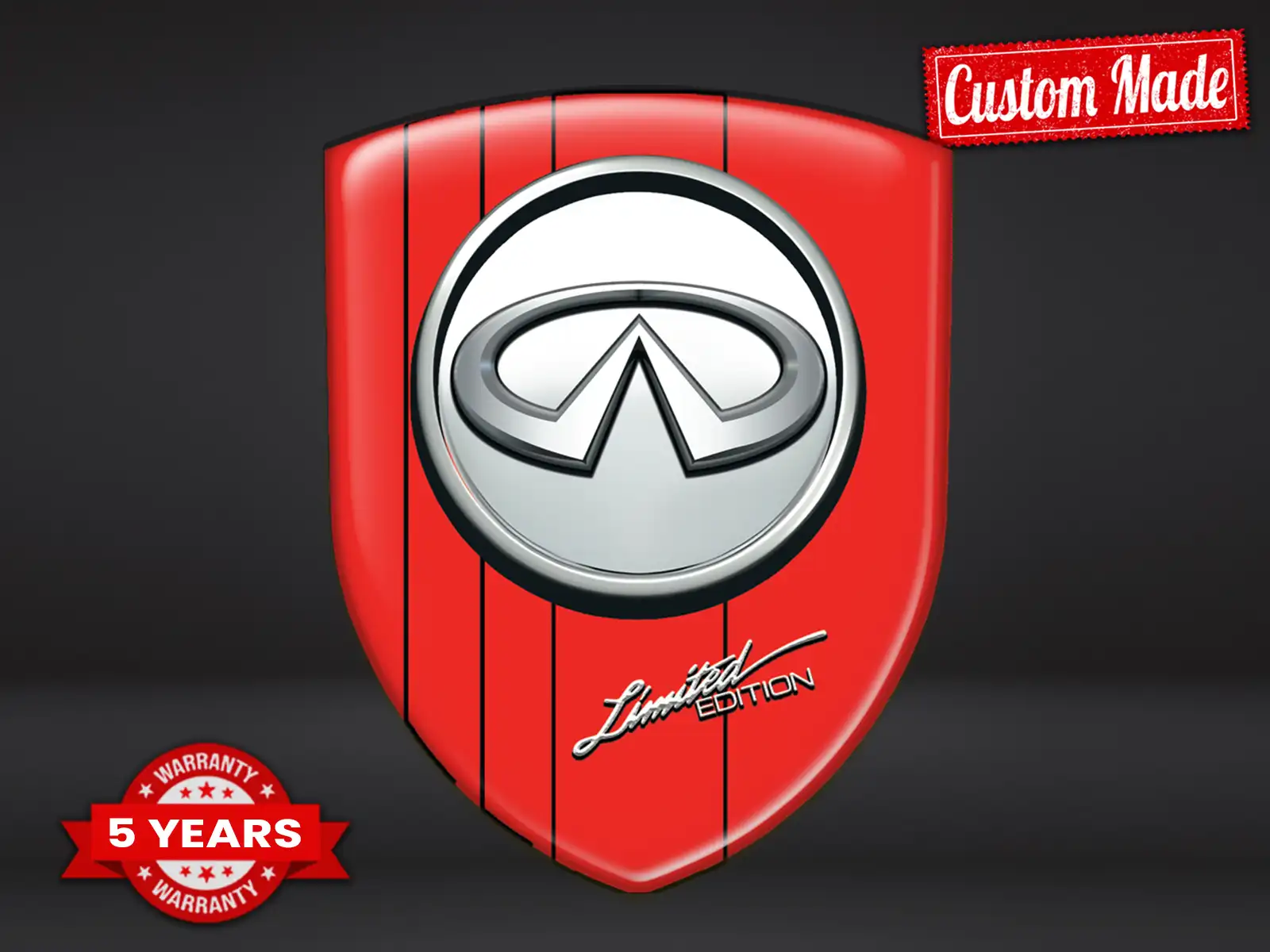 Infiniti Insignias Auto Personalizadas Máximo Resistente 